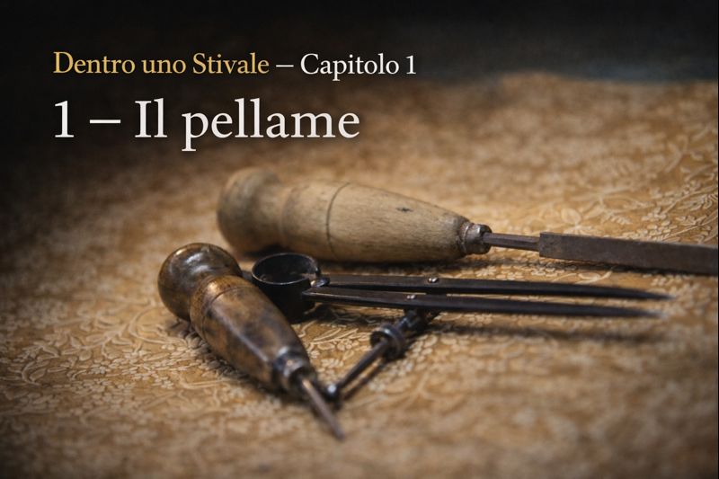 1 — Il pellame: dove tutto ha inizio